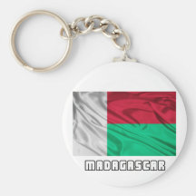 Flag of Madagascar Key Chain