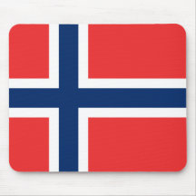 Flag of Norway Mouse Pads