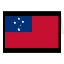 Flag of Samoa Greeting Card