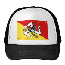 Flag of Sicily Hats