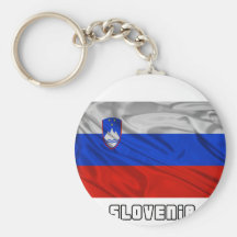 Flag of Slovenia Key Chains