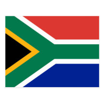 Flag of South Africa Postcard