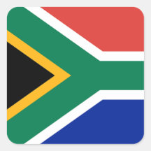 Flag of South Africa Square Sticker