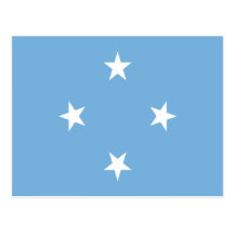 Flag of the Federated States of Micronesia Post Cards