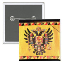 Flag of the Imperial Habsburg Dynasty, c.1700 Pin