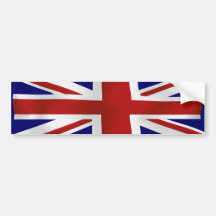 Flag of The United Kingdom #2 Bumper Stickers