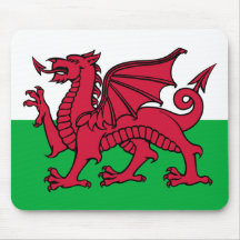 Flag of Wales Mouse Pads