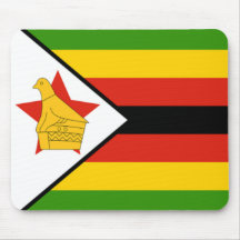 Flag of Zimbabwe Mousepads