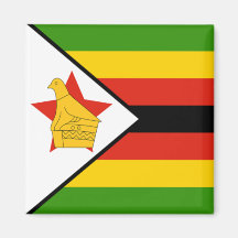 Flag of Zimbabwe Refrigerator Magnets