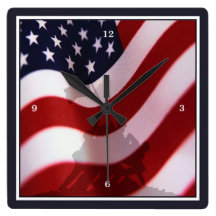 Flag Raising at Iwo Jima Clock