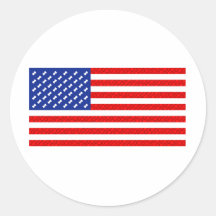 Flag with Dog Bones Sticker