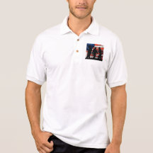 Flag with Soldier Silhouette Polo