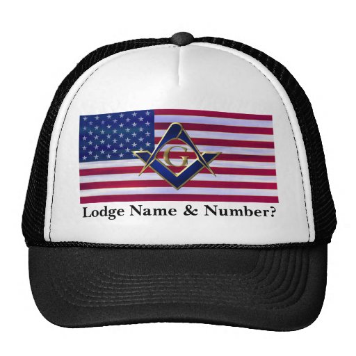 Flag with Square and Compasses Trucker Hats