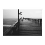 Flagler Beach Fishing Pier Gallery Wrapped Canvas