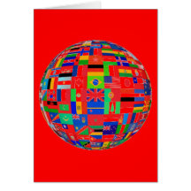 Flags of the World Greeting Card