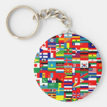 FLAGS OF THE WORLD KEY CHAINS