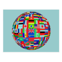 Flags of the World Post Card