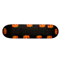 Flame board skate board decks