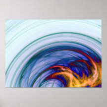 Flame Circle Poster