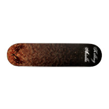 Flame Custom Skate Board