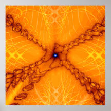 Flame Flower Canvas Print