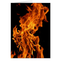 Flame Greeting Card