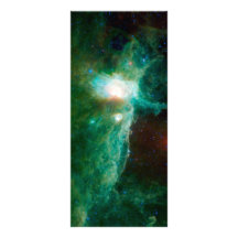 Flame Nebula NASA Full Colour Rack Card