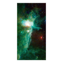 Flame Nebula NASA Space Customized Photo Card