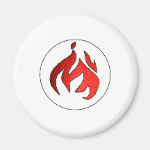 Flame Tuft of Fire from Hot Water Music Magnet