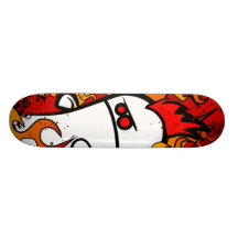 FlameDude Skate Board Deck