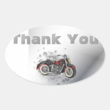 Flames Heart Rock N Roll Biker WeddingFavor Oval Sticker