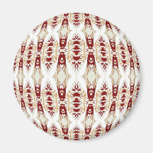 Flames on Flesh Fridge Magnet