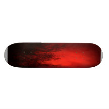 Flaming Bamboo Skate Board