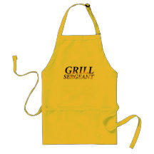 Flaming Grill Sergeant Apron