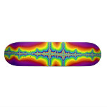Flaming sword skate boards