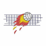 Flaming Volleyball Hoodie