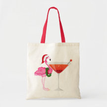 Flamingo Cocktail Tote - SRF Tote Bag