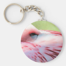 Flamingo Feathers Keychain