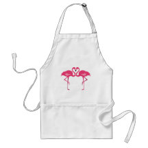 Flamingo Love Aprons
