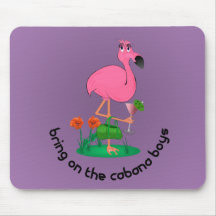 Flamingo Mouse Pad