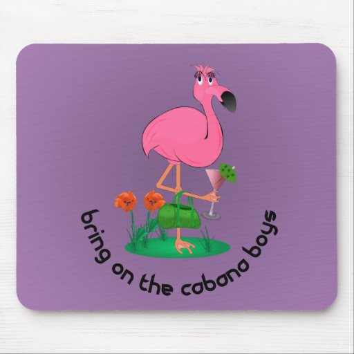 Flamingo Mouse Pad