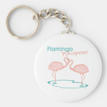 Flamingo Whisperer Key Chain