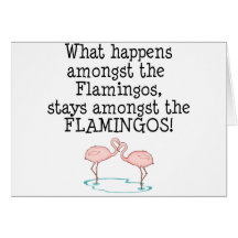 Flamingos Cards