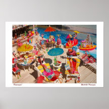 'Flamingos!' for Print/Poster (no border)