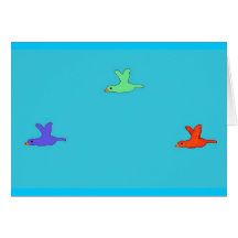 "Flap flap flap" card
