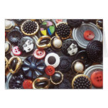 Flapper Button Collage Card