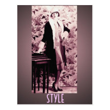Flapper Style Postcard
