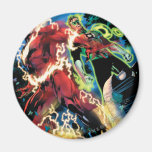 Flash and Green Lantern Panel Fridge Magnet
