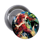 Flash and Green Lantern Panel Pinback Buttons