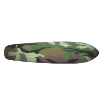 FLASH BACK CAMOUFLAGE PLASTIC SKATEBOARD